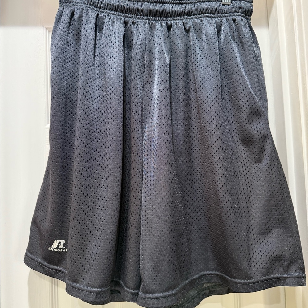 Russell Athletic Gray Mesh Shorts